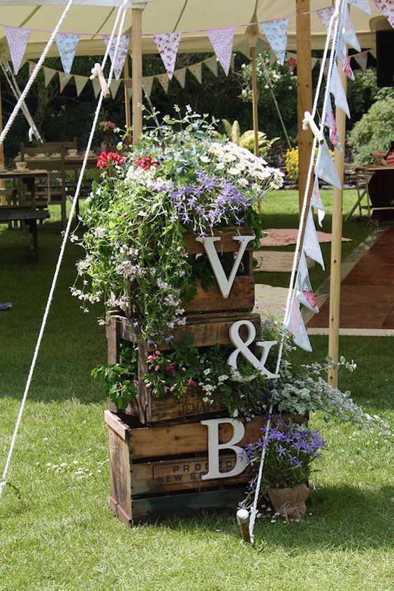 Cajas de madera para decorar y otros productos para tu boda